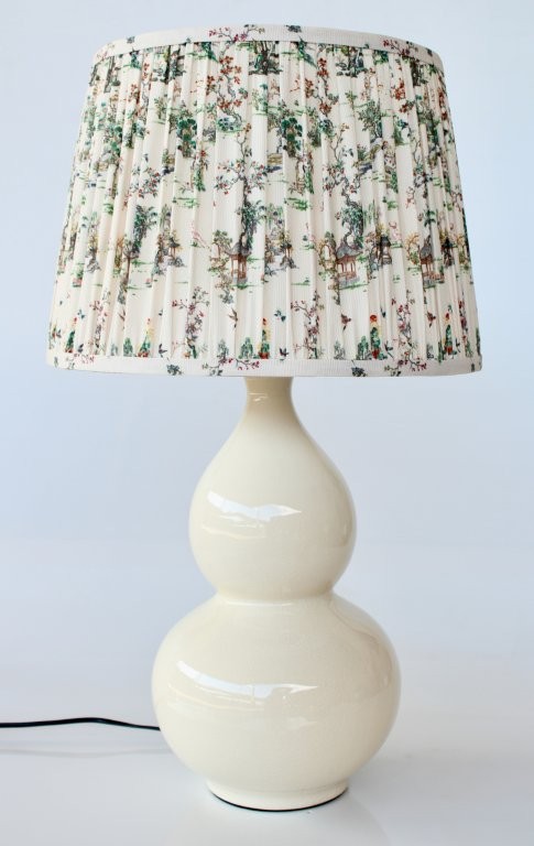Cream Bulbous Lamp Base
